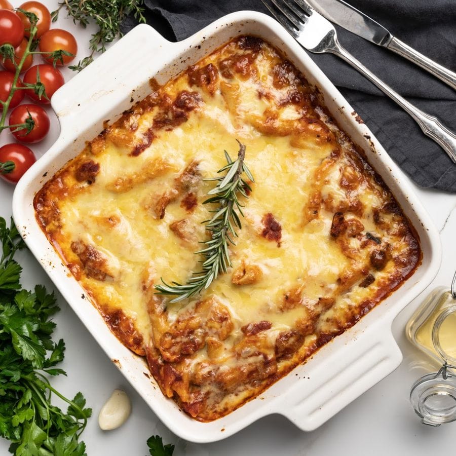 Ready to eat Meal Pasta Gratin With Chicken Family Size