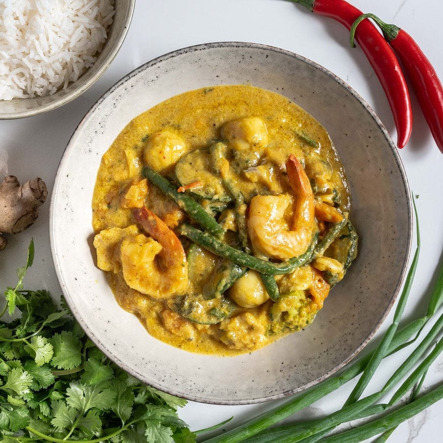 Ready to eat Meal Thai Yellow Fish Curry