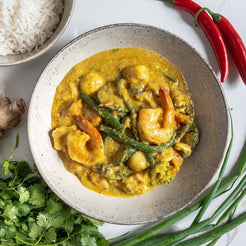 Ready to eat Meal Thai Yellow Fish Curry