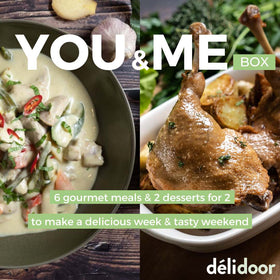 You & Me - Parents Only Box, 6 meals and 2 desserts for 2