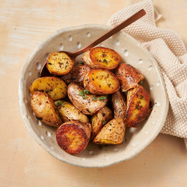 Rosemary Crunchy Garlic Potatoes Garlic Herb Roasted Garlic