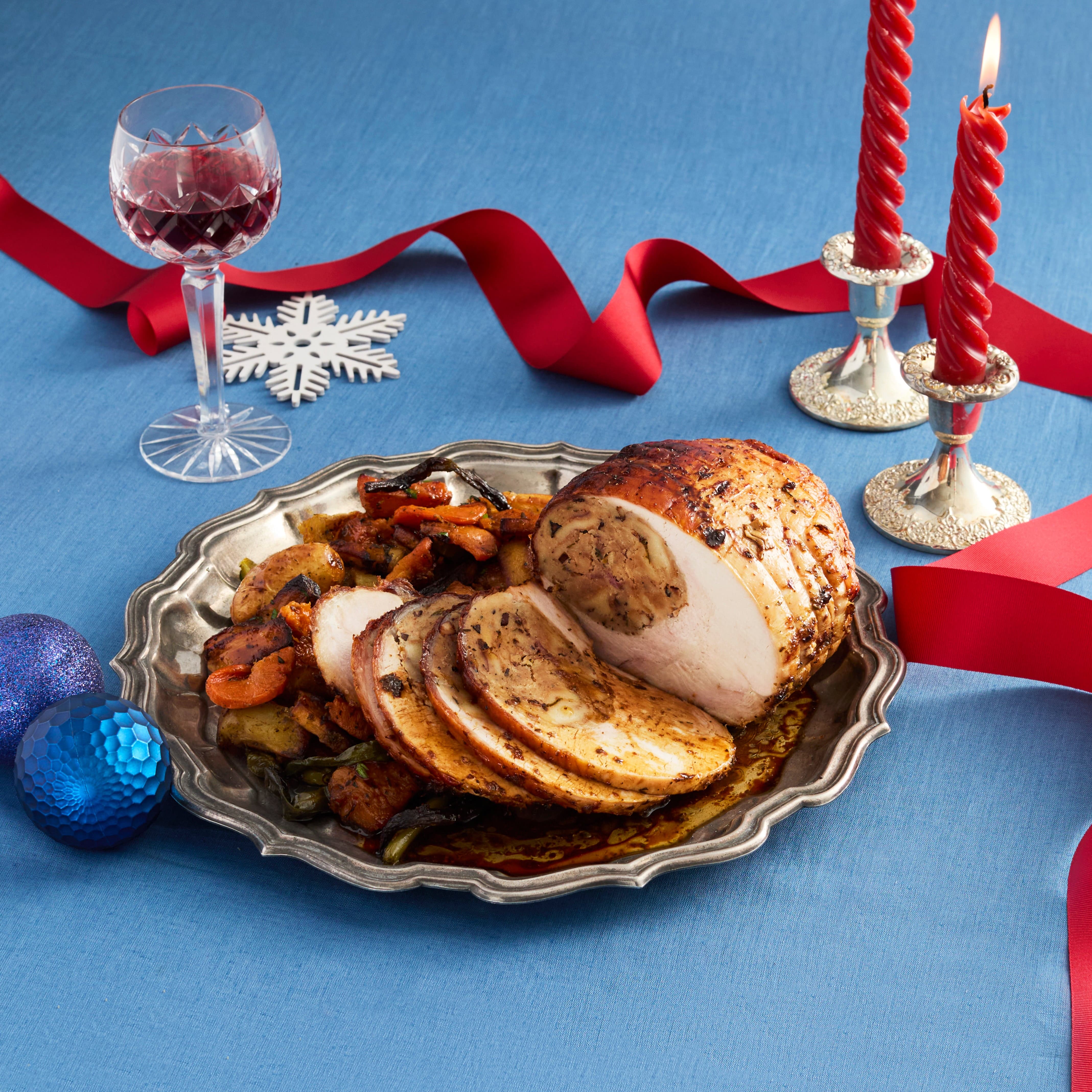 1.2kg stuffed turkey breast with cranberry and chestnut stuffing, ready to cook – Délidoor Christmas