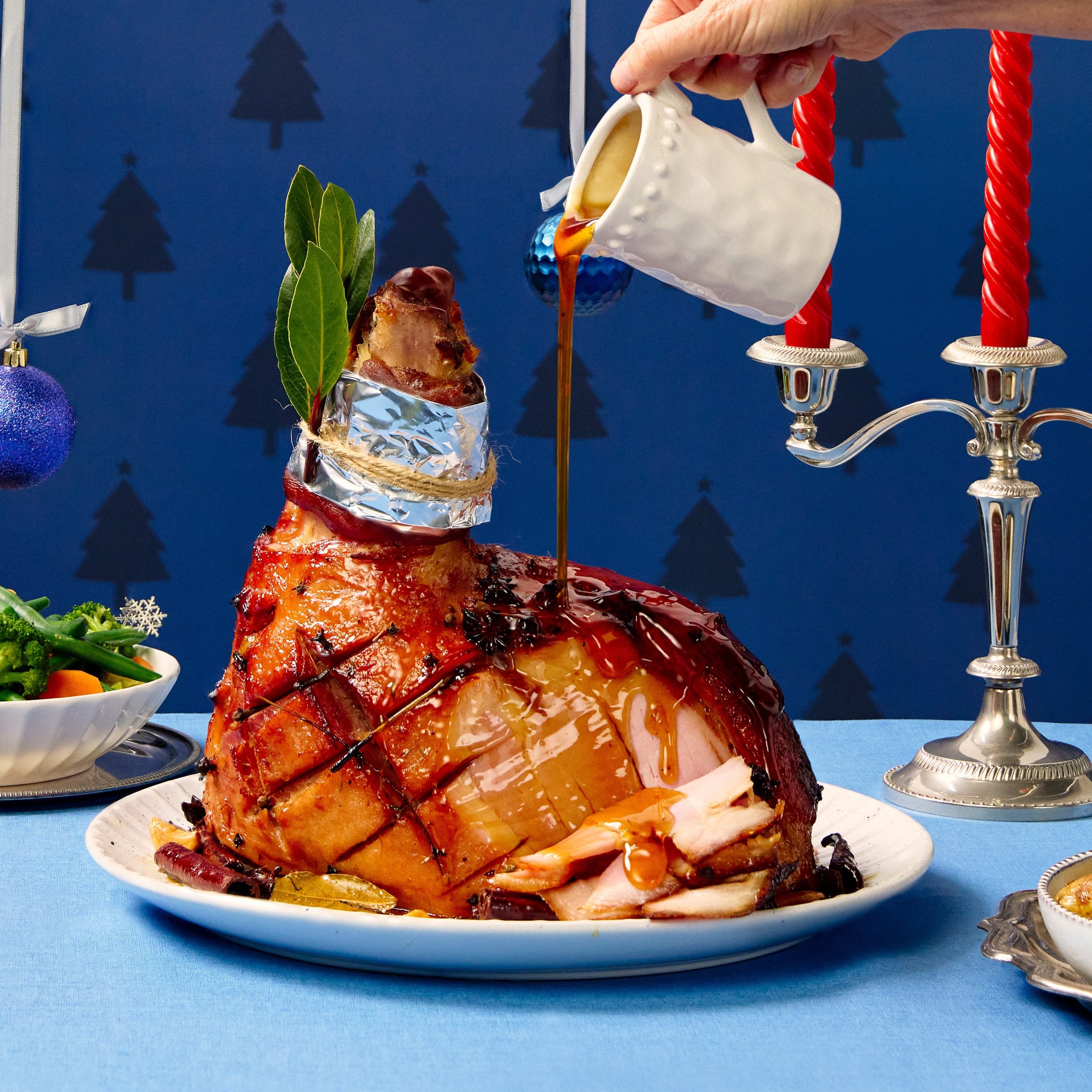 5kg glazed Christmas ham, delivered fresh – Délidoor Christmas