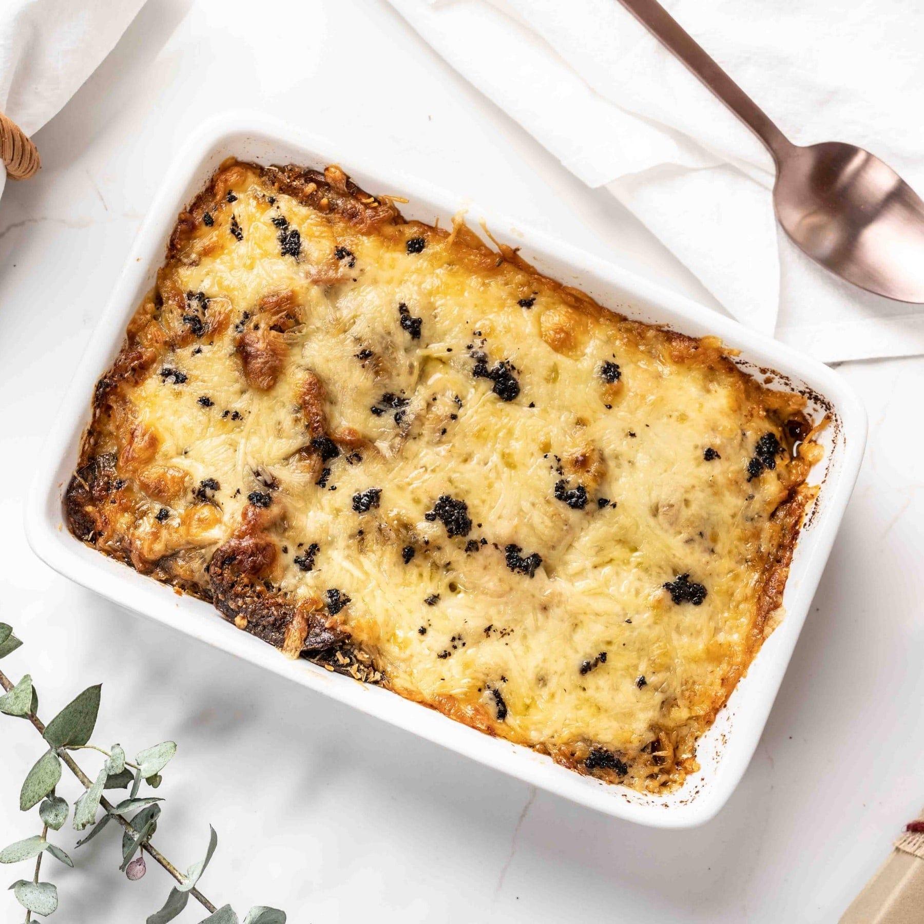 Ready to eat Meal Truffade (Potatoes Gratin with Truffles & Bacon)
